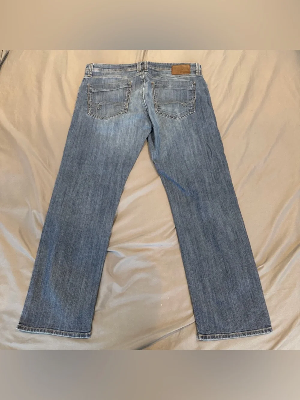 Mavi Zach‎ Jeans Mens 36x30 Blue Straight Leg Stretch Denim